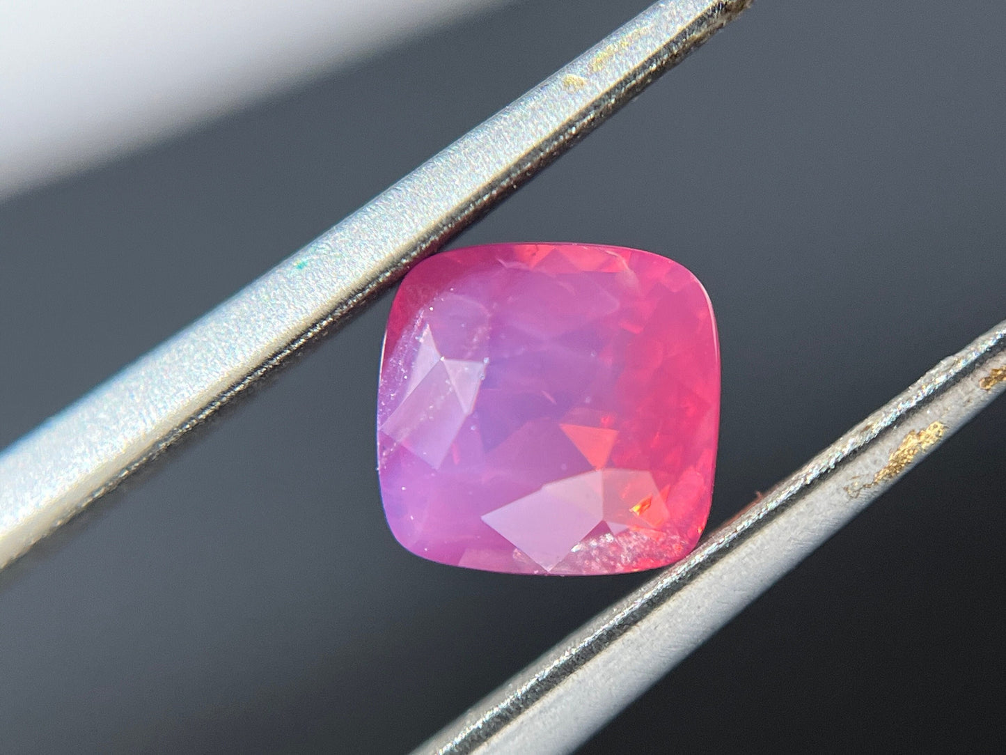 Certified Natural Tanzania Velvety Orange Pink Mahenge Spinel