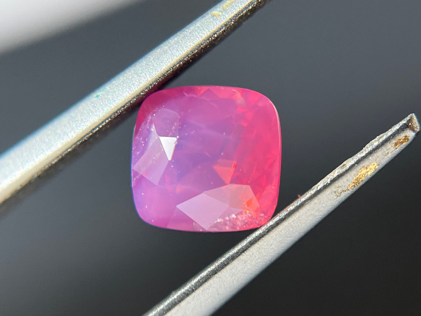 Certified Natural Tanzania Velvety Orange Pink Mahenge Spinel