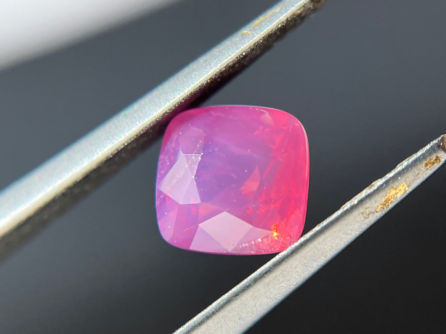 Certified Natural Tanzania Velvety Orange Pink Mahenge Spinel